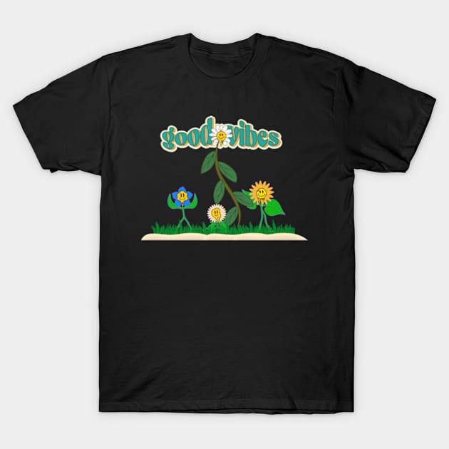 Good Vibes Design T-Shirt by Del Vecchio Designed 